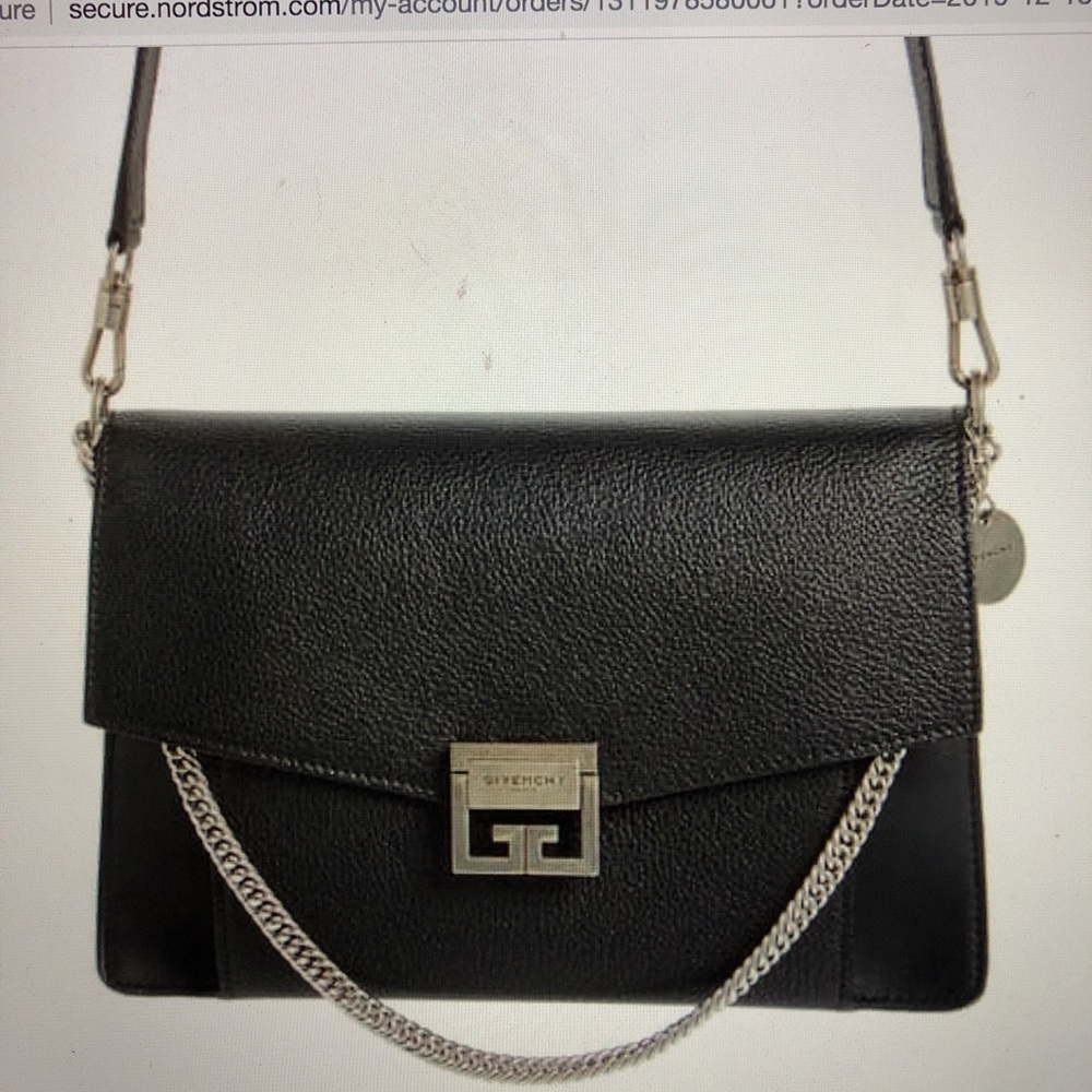 Givenchy GV3 Medium black leather bag